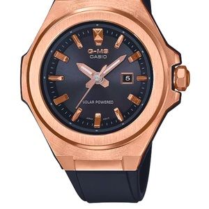 SOLD Women's Solar G-MS Black Resin Strap Watch 38.8mm